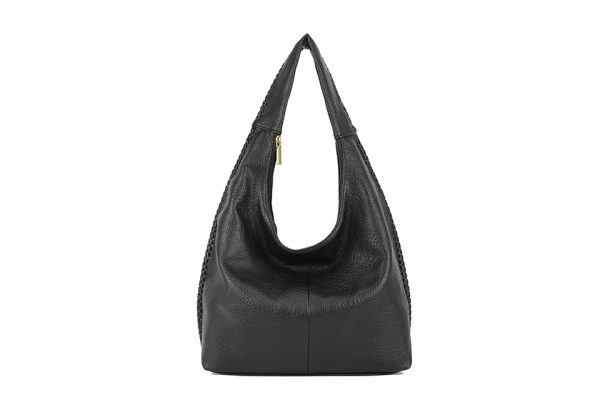 Leather Hobo Shoulder Bag – Soft & Spacious - Image 8
