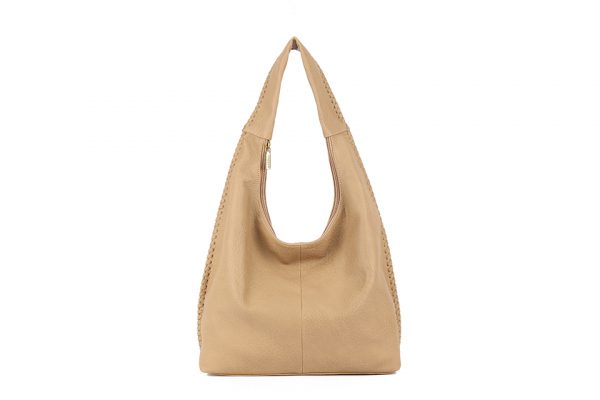 Leather Hobo Shoulder Bag – Soft & Spacious - Image 4