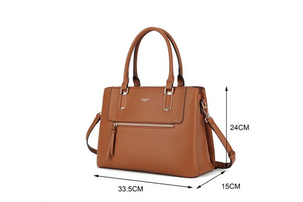 Elegant Structured Handbag with Dual Handles – Multiple Colours - Image 3