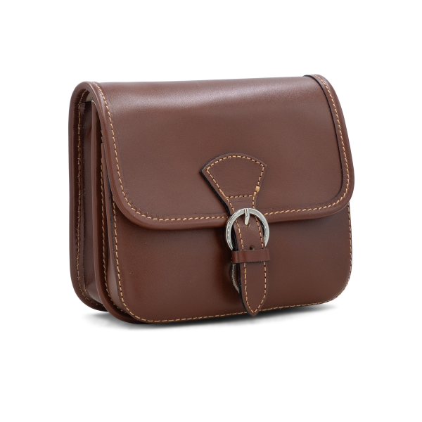 Leather Small Buckle Crossbody - Image 2