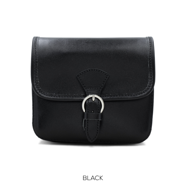 Leather Small Buckle Crossbody - Image 6