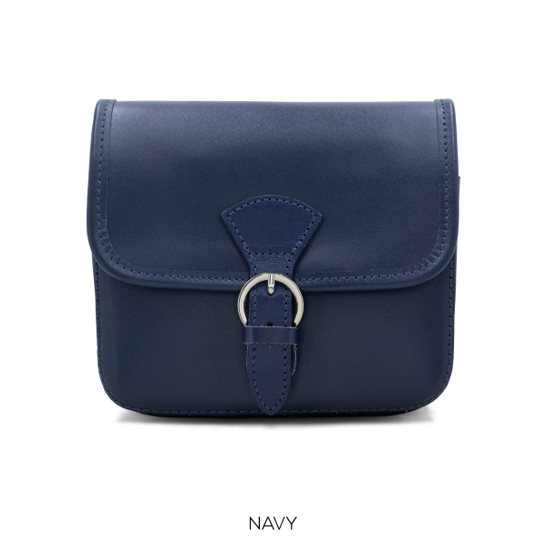 Leather Small Buckle Crossbody - Image 8