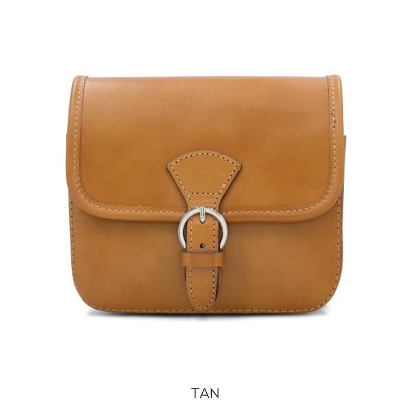 Leather Small Buckle Crossbody - Image 9
