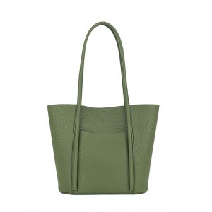 Classic Everyday Faux Leather Tote Bag – Multiple Colours