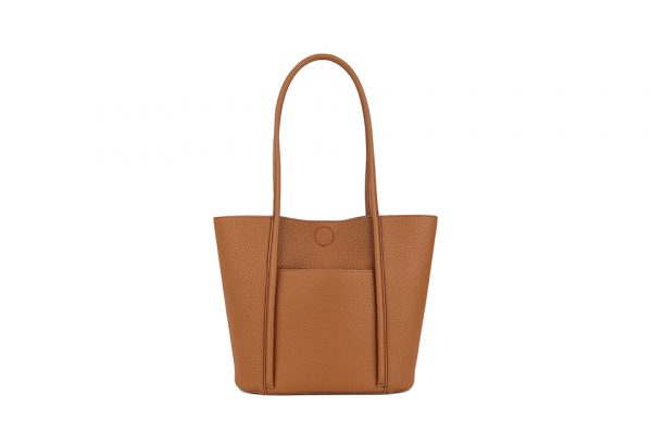 Classic Everyday Faux Leather Tote Bag – Multiple Colours - Image 3