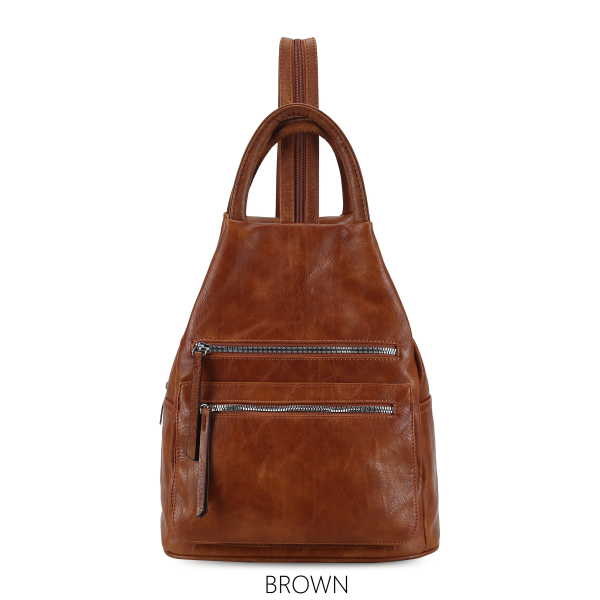 Convertible Leather Backpack – Available in Multiple Colours - Image 14