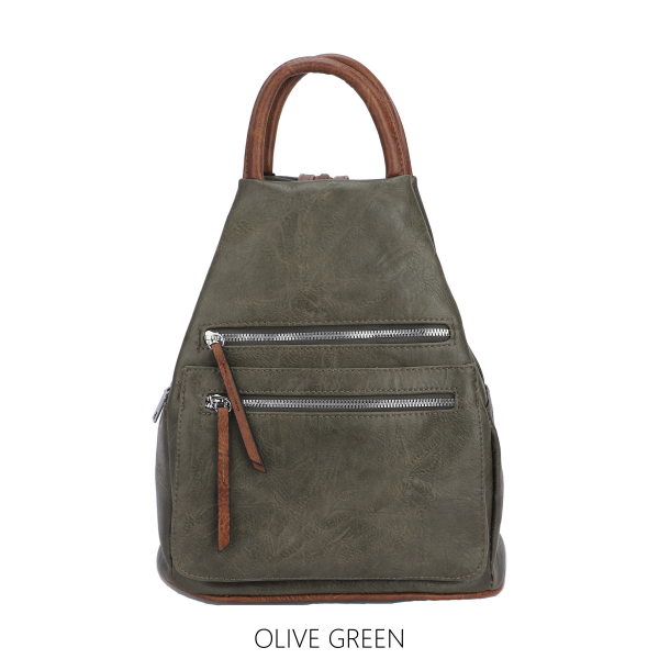 Convertible Leather Backpack – Available in Multiple Colours - Image 18