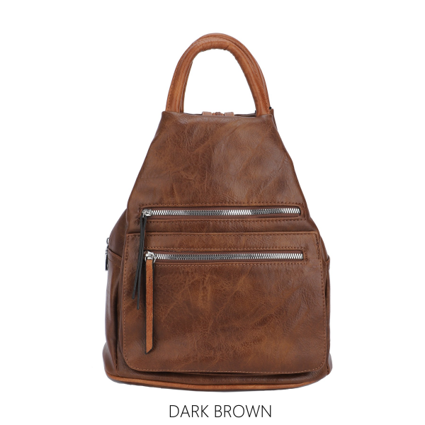 Convertible Leather Backpack – Available in Multiple Colours - Image 19
