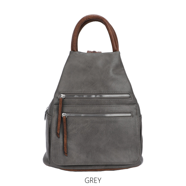 Convertible Leather Backpack – Available in Multiple Colours - Image 3