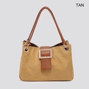 Classic Buckle Shoulder Handbag