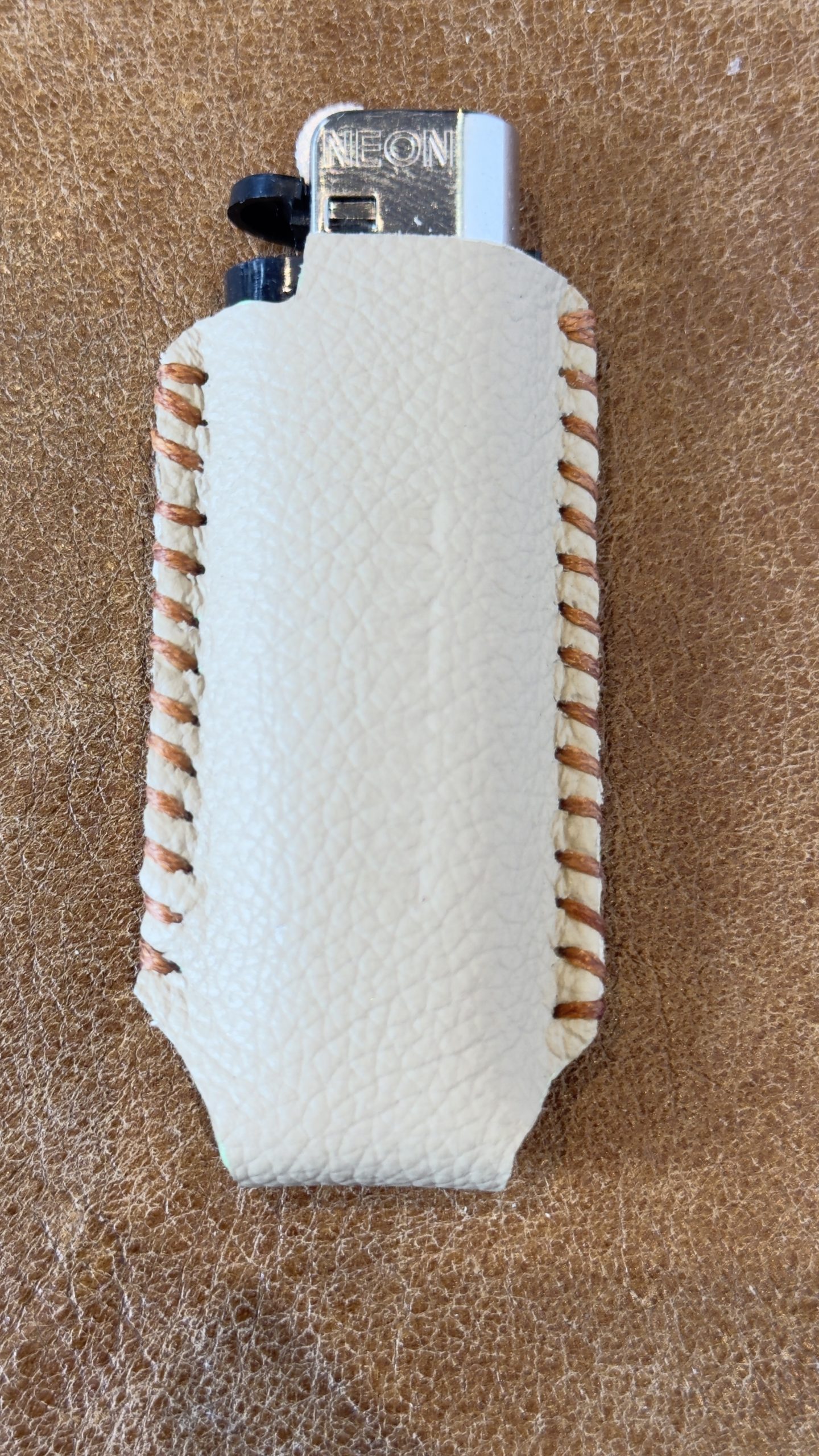 Genuine Leather Lighter Holder – Hand Stitched - Image 9