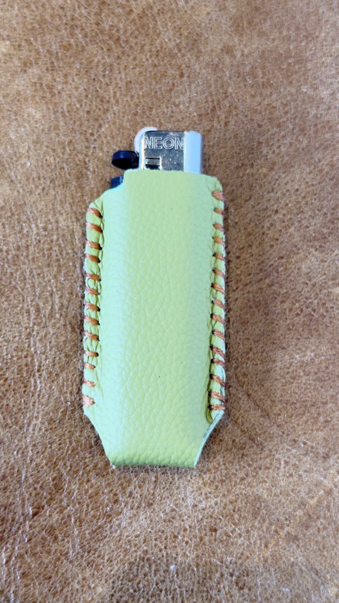 Genuine Leather Lighter Holder – Hand Stitched - Image 6