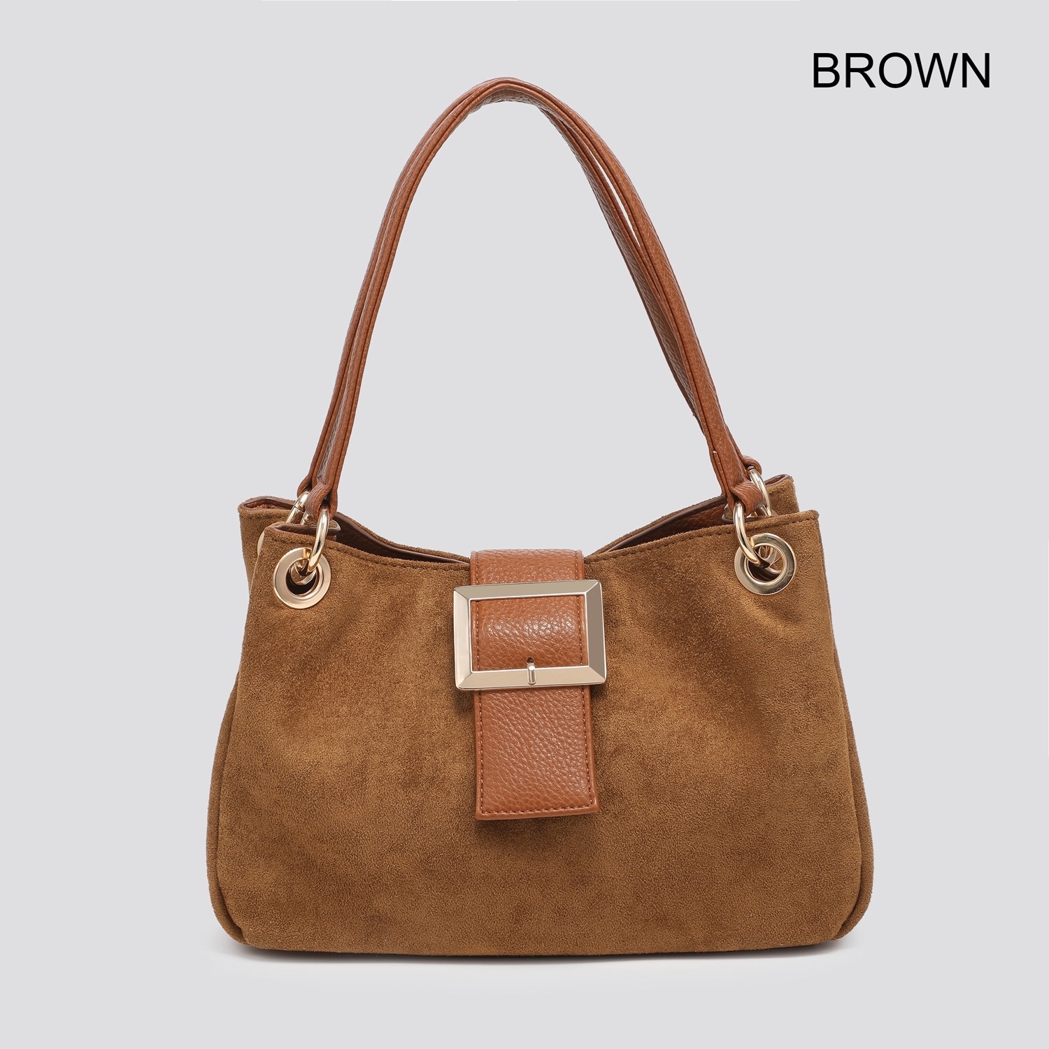 Classic Buckle Shoulder Handbag - Image 3