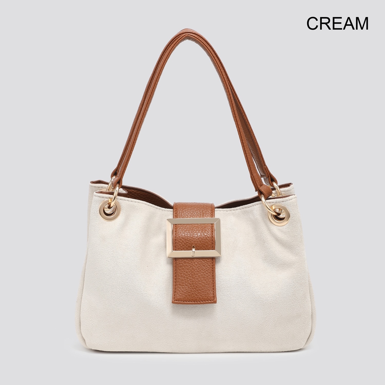 Classic Buckle Shoulder Handbag - Image 4