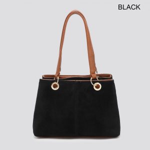 Classic Vegan Suede Shoulder Bag